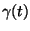 $\gamma(t)$