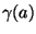 $\gamma(a)$