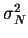 $\sigma^2_N$