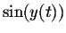 $\sin(y(t))$