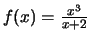 $f(x)=\frac{x^3}{x+2}$