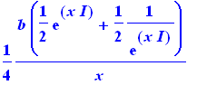 1/4*b/x*(1/2*exp(x*I)+1/2*1/exp(x*I))