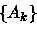 \begin{displaymath}\mu\left(\bigcap\limits_k A_k\right)=\lim\limits_k \mu(A_k).\end{displaymath}