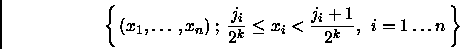 \begin{proof}[Prova]Seja a fam\'\i lia de conjuntos $(\mathscr{D}_k)_k$ constru\...
...t\'em $x$\space pertence a $\mathscr{D}$ , logo $x\in \mathscr{D}$ .
\end{proof}