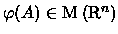 $\mu:\ensuremath\boldsymbol{ \mathscr{A} } \rightarrow [0,+\ensuremath{\infty } ]$