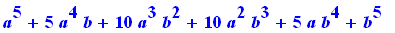 a^5+5*a^4*b+10*a^3*b^2+10*a^2*b^3+5*a*b^4+b^5