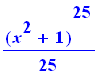1/25*(x^2+1)^25